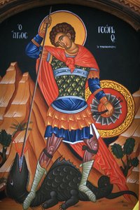 Ortodoks ikonu: Saint George Grece by Unbekannt