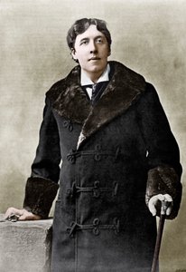 Oscar Wilde, İrlandalı yazar, nüktedan ve oyun yazarı, c1890 by Unbekannt