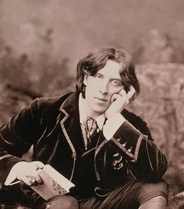 Oscar Wilde, İrlanda doğumlu oyun yazarı ve zeka, 1882 by Unbekannt