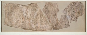 Ostracon, hiyerarşide yazılı, XIX. Hanedan MÖ c1292 - MÖ c1190 by Unbekannt
