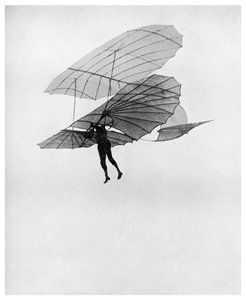 Otto Lilienthal son uçuşlarından birini yapıyor, 1896 1956 by Unbekannt