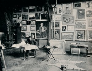 P. Stüdyosunda Yuvarlanma, c1897 by Unbekannt