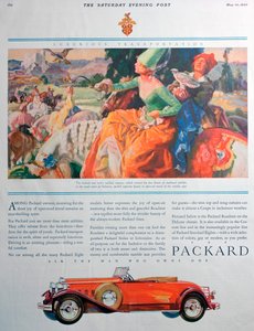 Packard araba reklamı, 1930 by Unbekannt