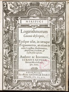Merchiston Baronu John Napier (1550-1617), 1614