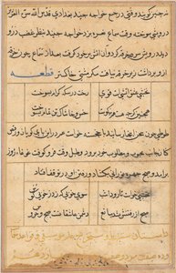 Bir Papağan Tuti-nama Masallarından sayfa: metin sayfası, c. 1560. by Unbekannt
