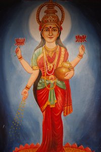 Tanrıça Lakshmi