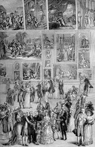 Resim sergisi, Louvre, Paris, 1737 1882-1884 by Unbekannt