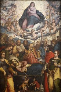 San Francesco kilisesinde boyama, Gelibolu, Apulia : Mary