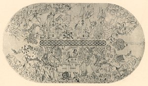 Adliyenin Tavanı Üzerine Tablo, No. 3, 1907. by Unbekannt
