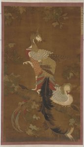 Bir Paulownia Ağacında Anka Çifti, Ming hanedanı, 16. yüzyıl. by Unbekannt