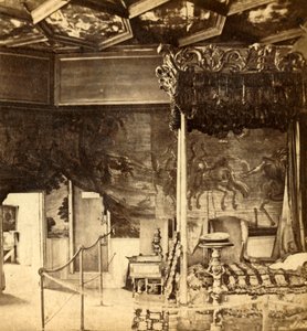 Holyrood Sarayı. Queen Marys Yatak Odası, c1912. by Unbekannt