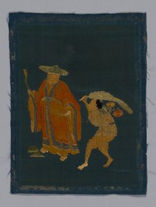 Panel Döşeme Kumaşı, Çin, Kangxi Dönemi, Qing hanedanı 1644-1911, 180050. by Unbekannt