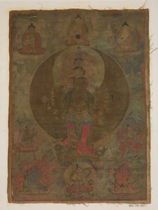 Bin Silahlı Guanyin Tablosundan Panel, tarihi bilinmiyor. by Unbekannt