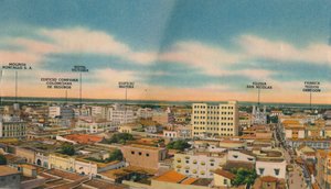 Barranquilla Merkez Sektörü Panoraması, c1940