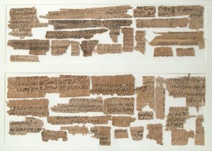Papirüs Parçaları, Kıpti, 7. yüzyıl. by Unbekannt