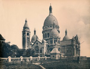 Paris. - Kutsal Kalp Bazilikası, c1910. by Unbekannt