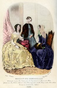 19. yüzyılın Paris modası, 1849 1938 by Unbekannt