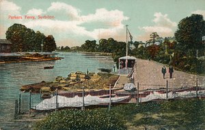 Parkers Feribotu, Surbiton, c1907 by Unbekannt