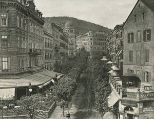 Parkstrasse, Carlsbad, Çekoslovakya, 1895. by Unbekannt