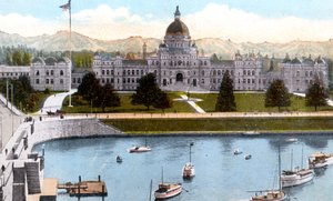 Parlamento Binaları, Victoria, British Columbia, Kanada, c1900s by Unbekannt