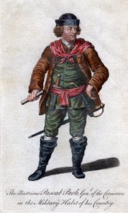 Pascal Paoli, 18. yüzyıl Korsika generali ve vatansever by Unbekannt