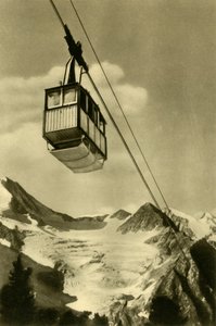 Patscherkofelbahn, Innsbruck, Tirol, Avusturya, c1935. by Unbekannt