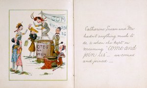 Suffragette toplantısında peg bebekleri, c1910 by Unbekannt