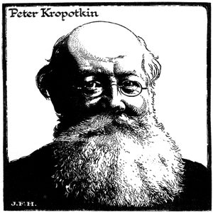 Peter Kropotkin, Rus anarşist, c1920 by Unbekannt