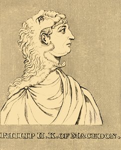 Makedonya Kralı II. Philip, MÖ 382-336, 1830. by Unbekannt