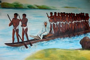 Pierre Savorgnan de Brazza, Brazzaville Kongo tablosu by Unbekannt
