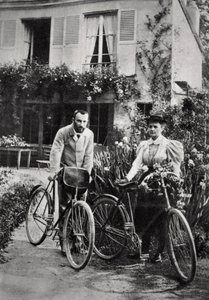 Pierre ve Marie Curie, Fransız fizikçiler, 1906 by Unbekannt