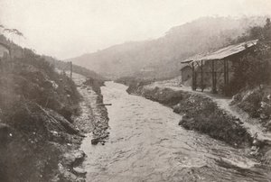 Pirahy Diversiyon: Tünelin çıkışından aşağı akışı görüntüleyin. 1914. by Unbekannt