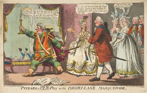 Pizzaro a New Play veya Drury-Lane Masquerade, 11 Haziran 1799. by Unbekannt