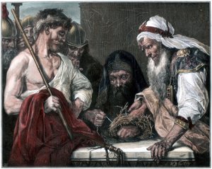 Dikenli Tacı Örmek, 1875 by Unbekannt