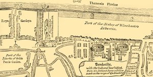 Bankside Planı, Onyedinci Yüzyılın Başlarında, c1878. by Unbekannt