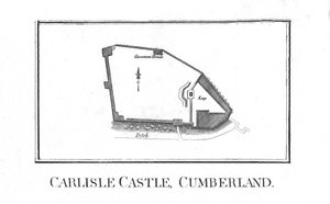 Carlisle Kalesi Planı, Cumberland, 18. yüzyıl sonu by Unbekannt