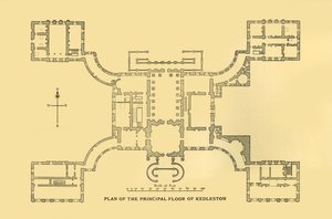 Kedleston'ın Ana Katının Planı, 1925. by Unbekannt