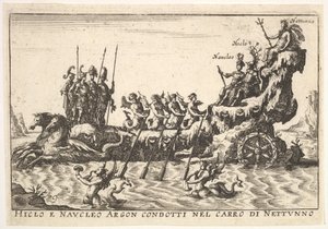 Plaka 9: Argonotlar Hicleus ve Naucleus, Neptün Hicleo e Naucleo Argo..., 1664