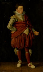 Ayakta duran genç bir asilzade portresi by Unbekannt