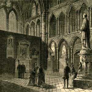 Şairler Köşesi, Westminster Manastırı, 1881. by Unbekannt