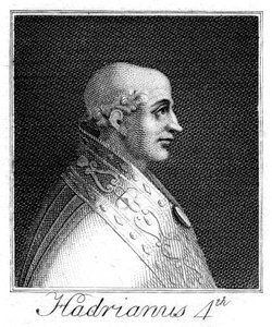 Papa IV. Adrian by Unbekannt