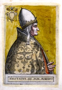 Papa Anastasius IV by Unbekannt