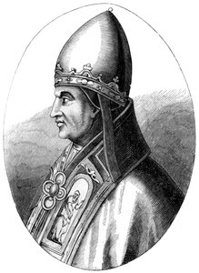 Papa Gregory IX c1143-1241, 1849 by Unbekannt
