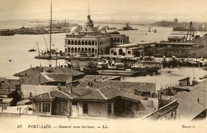Port-Said. - Genel görünüm limanı. - LL., c1918-c1939. by Unbekannt