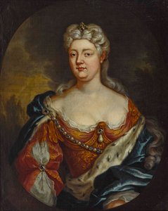 Nassau-Saarbrücken Kontes Caroline Portresi 1704-1774, c. 1725.