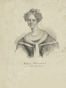 Mélanie dHervilly'nin Portresi Gohier Hahnemann 1800-1878, 1830-1835. by Unbekannt