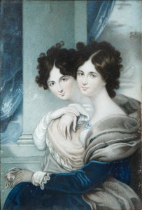 Kızkardeşlerin Portresi Prenses Anna Petrovna 1777-1805 ve Ekaterina Petrovna 1783-1830 Lopukhin by Unbekannt