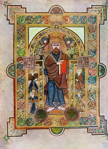 St Mark veya St Luke portresi, MS 800, 20. yüzyıl by Unbekannt