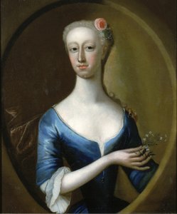 Bir Hanımefendinin Portresi, ca. 1740. by Unbekannt