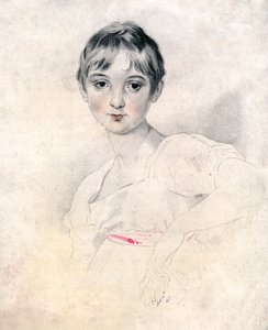 Bir kızın portresi, 1813 by Unbekannt